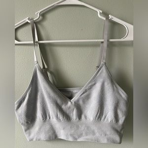 Branwyn Essential Bralette size (L) in Luna Gray